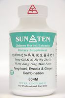 SUN TEN - TANG-KUEI, EVODIA, & GINGER CO Dang Gui Si Ni Jia Wu Zhu Yu Sheng Jiang Tang 834M Concentrated Granules 100g by Baicao by SUN TEN Baicao