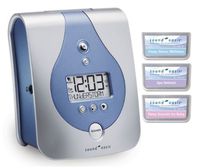 Sound Oasis Sleep Sound Therapy System with Sleep Relax Wellness, Spa Retreat and Sounds for Baby Expansion Sound Cards Included.