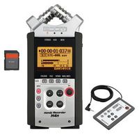 Zoom H4n Handy Mobile 4-Track Recorder - Bundle With Zoom RC-4 Remote Control