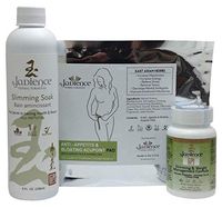 Jadience Detox, Appetite Suppressant & Gas Bloating Kit: Includes Up to 20-Days Natural Herbal Supplement Capsules with Gynostemma & Astragalus, Herbal Acupoint Discs & Slimming Body, Foot Bath Soak
