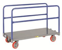 Little Giant APT-3060-6PY Adjustable Sheet and Panel Truck with 6" Non-marking Polyurethane Wheels, 3600 lbs Capacity, 60" Length x 30" Width