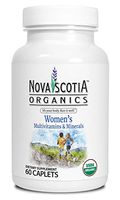 Nova Scotia Organics, Women's Multivitamins & Minerals, USDA Certified Organic, 60 easy to swallow caplets