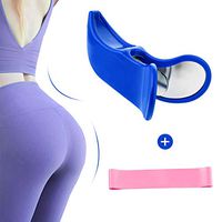 Litthing Super Kegel Exerciser, Blue Pelvic Floor Muscle and Inner Thigh Exerciser with Exercise Band, Hips Muscle Trainer Correction Beautiful Buttocks Bladder Control Device for Women