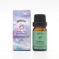 Vetiver Essential Oil, Organic Pure Essential Oil for Aromatherapy,Diffuser,Humidifier,Message,Skin&Hair Care-Natural Therapeutic Grade(10ml)