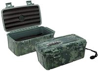 Prestige Import Group Cigar Safe Waterproof Travel Cigar Humidor Case - Holds up to 15 Cigars - Color: Camouflage
