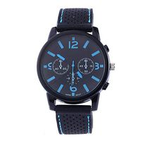 Fashion Sports Watch Men's Hot Sale Watch,Watch Men's Sports Waterproof Analog Quartz Watch, Simple Fashion Casual Black Classic Mesh Date Clock (Color : White)