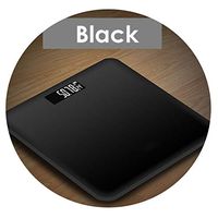 Bathroom Scales Body Fat LCD Digital Weight Scales Electronic Scales Intelligent Household Scales Accessories,Black