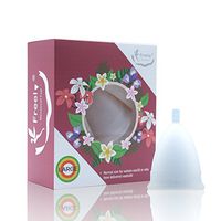Freel Menstrual Cup,COLORANTS-Free,Premium Quality Medical Grade Silicone，Alternative Solutions to Pads and Tampon,1 Pack＆Carry Bag，Large（25ml/0.87ounce） (Large)
