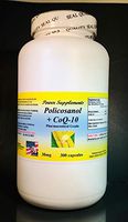 Policosanol + Coq-10, Cholesterol, Anti-Aging, Energy- 300 Capsules.Made in USA
