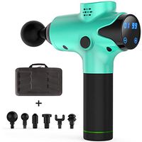 Muscle Massager Gun, Pain Relief Massage Gun for Athletes, Super Quiet Massaging Gun with 6 Head, Muscle Deep Relaxation Tissue Percussion Massage Device 20 Speed