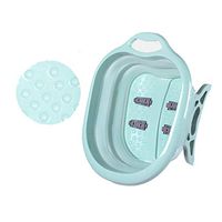 GQHZXCV Foot Bath Spa, Water Spa and Foot Massage, Sturdy Plastic Foot Basin for Soaking Foot with 4 Massage Balls Bathing Feet