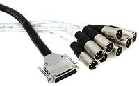 Pro Co DA88XM-5 - Analog DB25-XLRM Patch Snake, 5 Feet