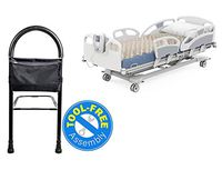 Vaunn Medical Bed Safety Rail Grab Bar Handle and Alternating Pressure Mattress Bundle