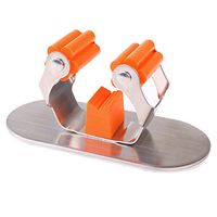 LOLPI Mop Broom Holder Organizer Wall Mounted Mop Hooks Broom Hanger Holder with Spring Clip Design Bath Mounted Home Tool