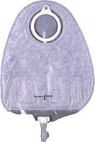 Coloplast Assura Two-Piece Multi-Chamber Urostomy Pouch with Antireflux Valve 3/8" to 1-3/8" Stoma Opening, 1-9/16" Flange, 10-3/4" L, 470mL, Opaque, Spiral Adhesive, Soft Absorbent Backing (Box of 10 Each)