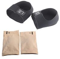 Heel Seat Wraps, Adjustable Built-in Gel Heel Protectors for Relieve Plantar Fasciitis, Heel Pain, Arch Support Sock (S)