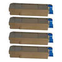 Amsahr compatible with Brother DR400/DR500/DR510/1250 Compatible Replacement Toner Drums 4-Pack