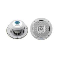 Pair Lanzar Aq5cxw White 5.25" 400w 2 Way Marine Speakers 400 Watt 5 1/4"
