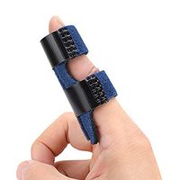Trigger Finger Splint, Adjustable Aluminium Support for Extension Straightening Arthritis Mallet Finger Knuckle Brace for Finger Stiffness, Osteoarthritis, Sprained Knuckles Pain Relief(Blue)