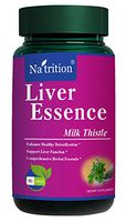 Natrition Liver Essence Proprietary Herbal Formula - Milk Thistle, Green Tea, Bromelain, Ginkgo Biloba Extracts - 90 Capsules