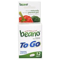 Beano Tablets To Go, 12 Count