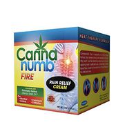 Cannanumb Fire Pain Relief Cream, Heat Therapy with Organic Cannabis Sativa (Hemp) Seed Oil and Pain-Fighting Ingredients, Menthol, Camphor, Arnica, Capsicum for Fast and Effective Pain Relief