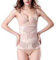 NUOWEI DUCK 3 in 1 Postpartum Support Recovery Belly Wrap Waist/Pelvis Belt Body Shaper Postnatal Shapewear Support Slimming Recovery (One Size)