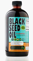 Strong Taste Premium Black Seed Oil Liquid - 2.20%+ Thymoquinone Cold Pressed Source of Omega 3 6 9 Black Cumin Seed Oil from 100% Genuine Nigella Sativa - 16 oz Glass Bottle by Sweet Sunnah