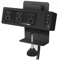 Balt Table Clamp Mount Power Outlet & USB Charger (66675)
