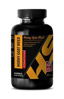 Testosterone Booster for Men - Horny Goat Weed Premium Herbal Blend 1560MG - Horny Goat Weed for Men - 1 Bottle (60 Capsules)