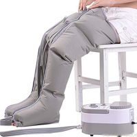 ZWPY Premium Massage Device with Leg Cuffs, Electric Legs Massager 4 Deactivatable air Chambers Pressure and Time Easy to Set for Calf Arm Foot Circulation Massage