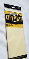 Tissue Gift Wrap 10 Sheets Ivory