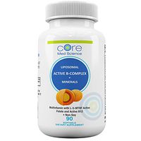 Liposomal Active Methylated B-Complex, Minerals, Antioxidants - Complete Multivitamin with Bioavailable Methylated Folate and B-12 - Non-GMO, Gluten and Soy-Free - Made in USA, 90 Softgels