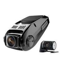 Dual Dash Cam, Full HD 1080P Front and Rear Dash Cam with Night Vision, 170 Degree Wide-Angle, 340 Degree Rotated Rear View Camera, WDR, Loop Recording, Parking Monitor