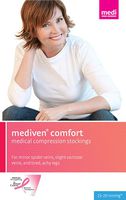 Medi Comfort Pantyhose 15-20mmHg Closed Toe, III, Mocha