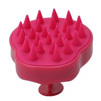 Silicone Head Body Massager Shampoo Scalp Massage Brush Hair Washing Comb Body Shower Brush Bath Spa Slimming Massage Brush - red