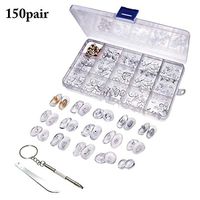 JUSTDOLIFE 150 Pairs Eyeglasses Nose Pads Professional Nose Pad Kit