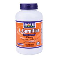 Now Foods L-Carnitine 500 mg - 180 Vcaps 12 Pack