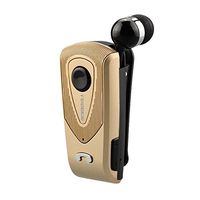 Fineblue F930 Wireless Freedom Business Bluetooth Headset Call Clarity Music No Bound Smart one drag two Bluetooth Earphone - Gold