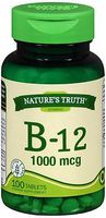 Nature's Truth B-12 1000 mcg, 100 Count (Value Pack of 2)