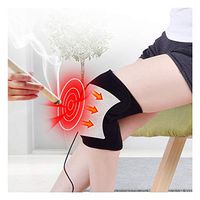 CAISYE Electric USB Heated Knee Padssupport, Heat Knee Brace for Knee Warm, Heat Knee Wrap for Arthritis, Knee Heating Pad for Hot/Cold Therapy, for Pain Relief, 3 Temperature Control