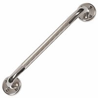 PCP Grab Bar Diamond Grip Security, Chrome, 16 Inch