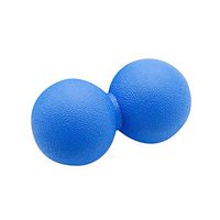 Double Yoga Massage Ball,Solid Hardness,Fitness Therapy Gym Relaxing Exercise,Trigger Point Massage for Fascia,Thoracic Spine,Upper Back, Neck, Scapula, Muscle Tension Release (1-Pack)