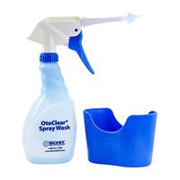 Bionix OtoClear Ear SprayWash Kit – 20 OtoClear Tips, 1 Spray Wash Bottle, 1 Ear Basin