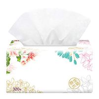 Liveday 3 Packs Soft Pure Facial Tissues Paper Napkins Household Office Paper Towels