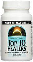 SOURCE NATURALS Top 10 Healers Tablet, 30 Count