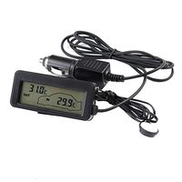 UXOXAS Blue Light Car Digital Inside And Outside Thermometer
