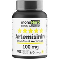 Artemisinin 100 mg - 90 Vegetarian Capsules - Pure Sweet Wormwood Extract