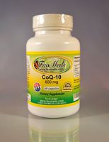 CoQ-10 Q-10 coq10 CO Q10 co-Enzyme 600mg - Various Sizes. Made in USA (CoQ-10 Q-10 coq10 CO Q10 co-Enzyme 600mg - 60 Capsules. Made in USA)