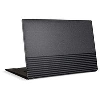 Skinit Decal Laptop Skin for Dell XPS 15in (2017) - Officially Licensed Originally Designed Black and Grey Stripes Design